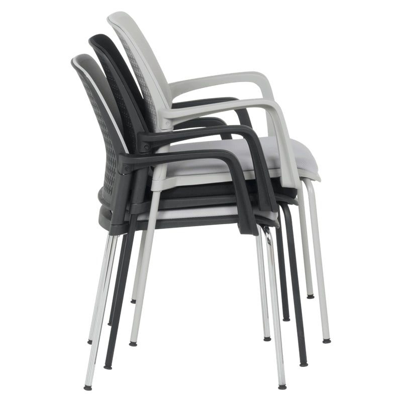 Посетителски стол Carmen 1138 CH светлосив